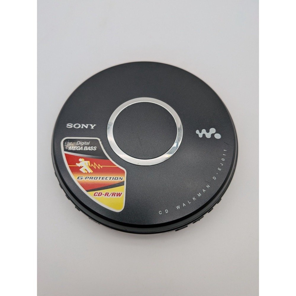 Sony Walkman D-EJ011 Portable CD Player G-Protection Mega Bass CD-R/RW Tested